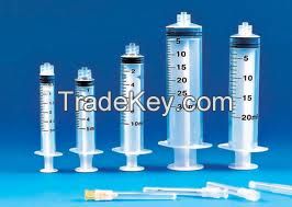 Syringe, Luerslip, 3 Part.