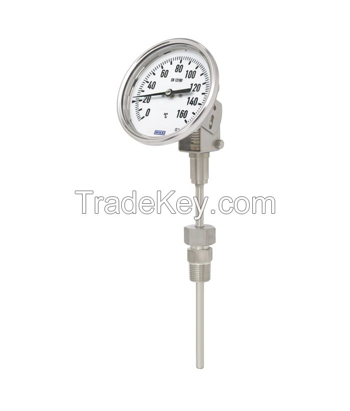 Bimetal thermometer, adjustable stem and dial, model S5550