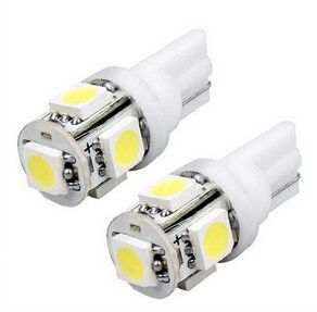 T10 5 SMD Bulbs Car Side LED Light 194 168 W5W White/Red/Green/Blue LED Wedge Lamp