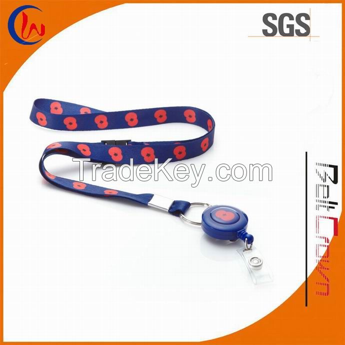 Dye Sublimation ID Reel Lanyard