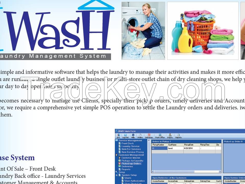 Laundry management software