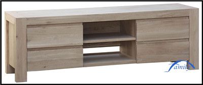 solid wood TV unit