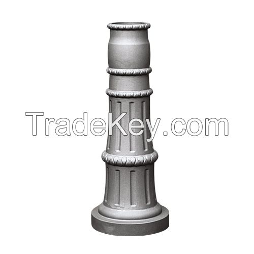 Supply cast aluminum decorative lamp poles