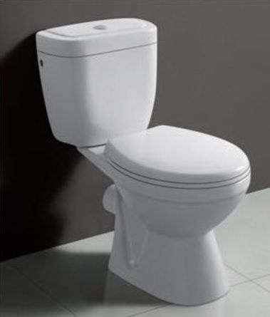 two pieces toilet p-trap roughing in 180mm