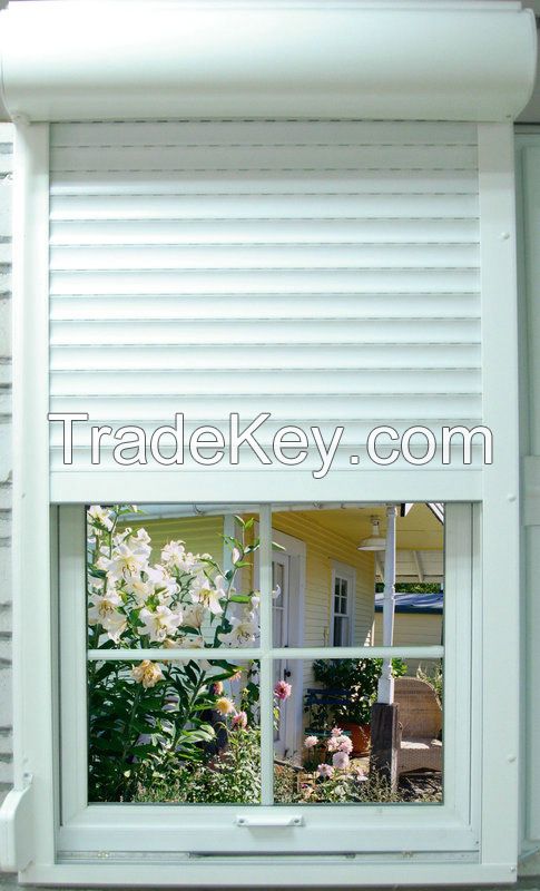 anti-theft Electric/Manual aluminum roller shutter