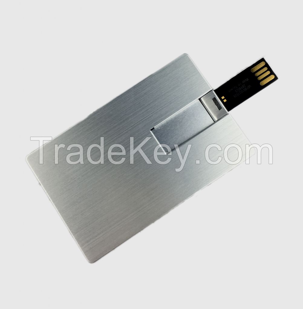 Metal card shape usb flash drive