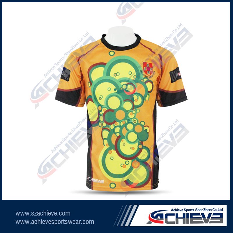 HOT!Digital sublimation rugby shirts