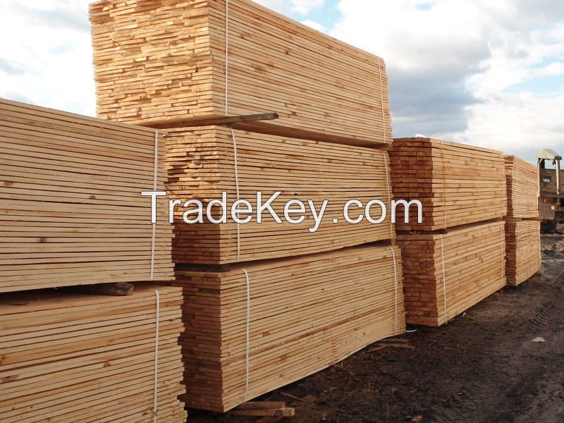 Edged Pine Lumbers - 16-18%, grade 1-2