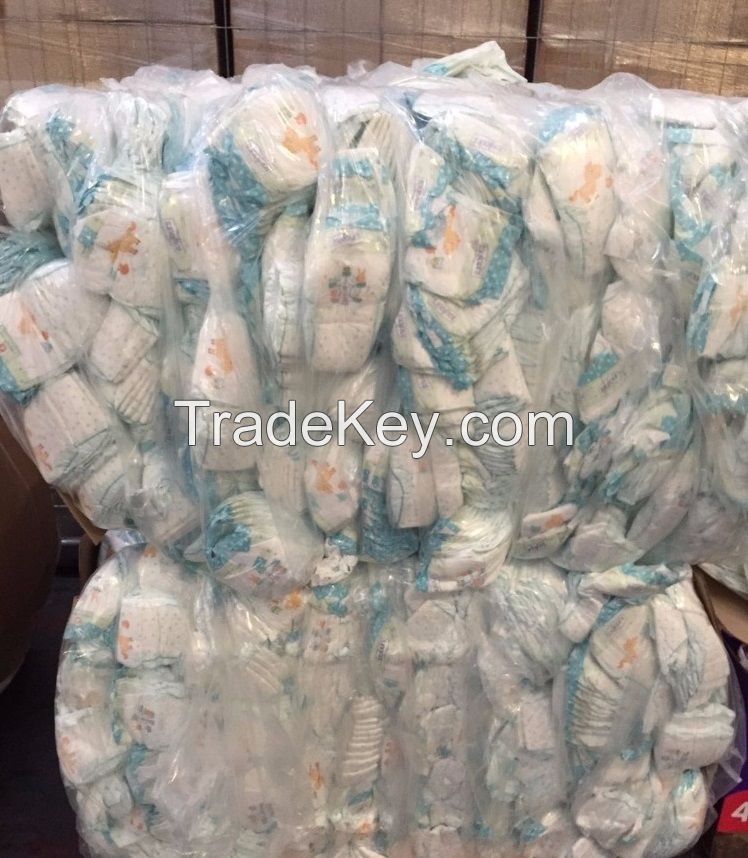 PP/PE Diaper Scrap / Baby Diapers Bales Scrap