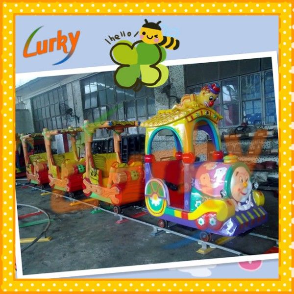 Amusement park rides electric train/attractive cartoon train for parks