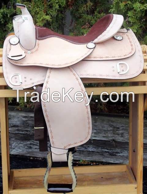 Sell: western Show saddles Genuine leather