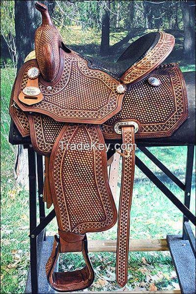 Sell: western Show saddles Genuine leather