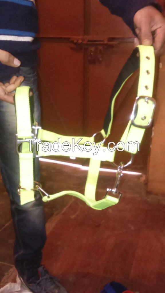 Reflective PP Horse Halters, size pony cob, full