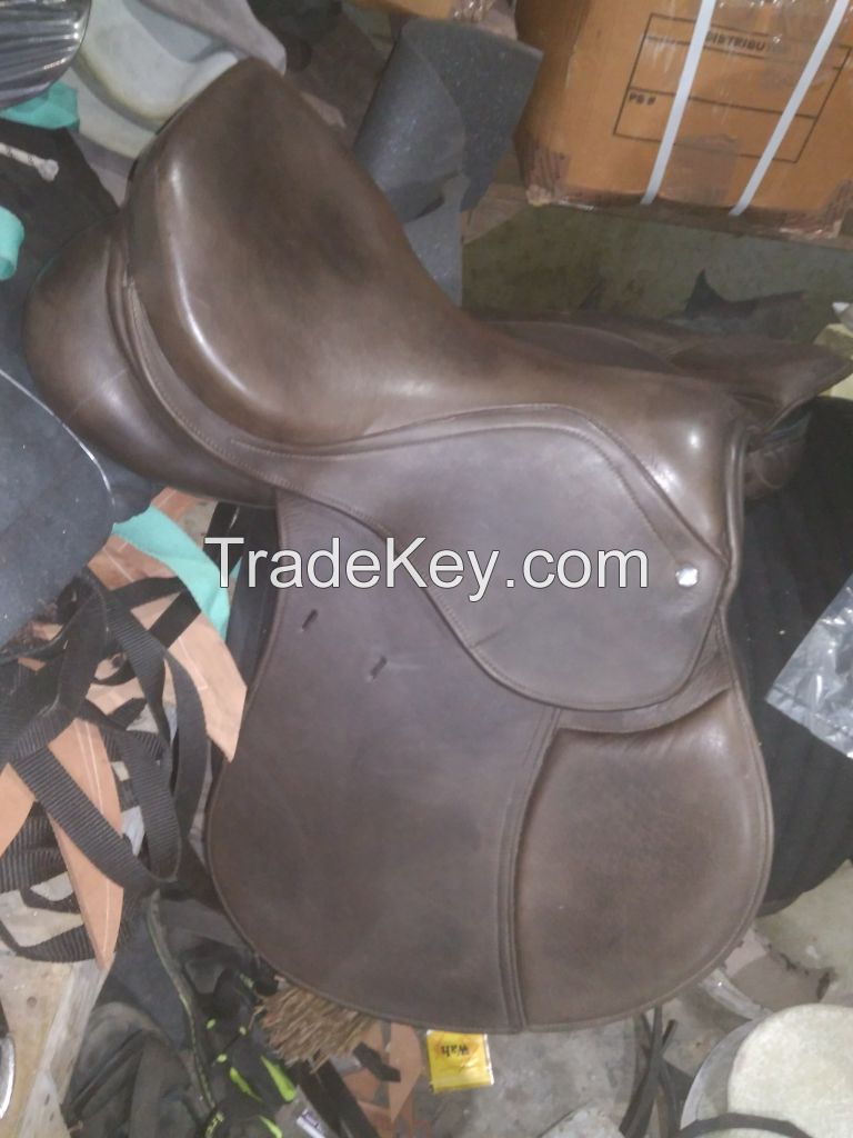 Heavy Duty GP leather saddle BROWN size 15 16 17 18 BLACK