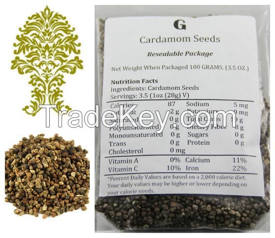 High Quality Dried Green Cardamom / white cardamom seeds