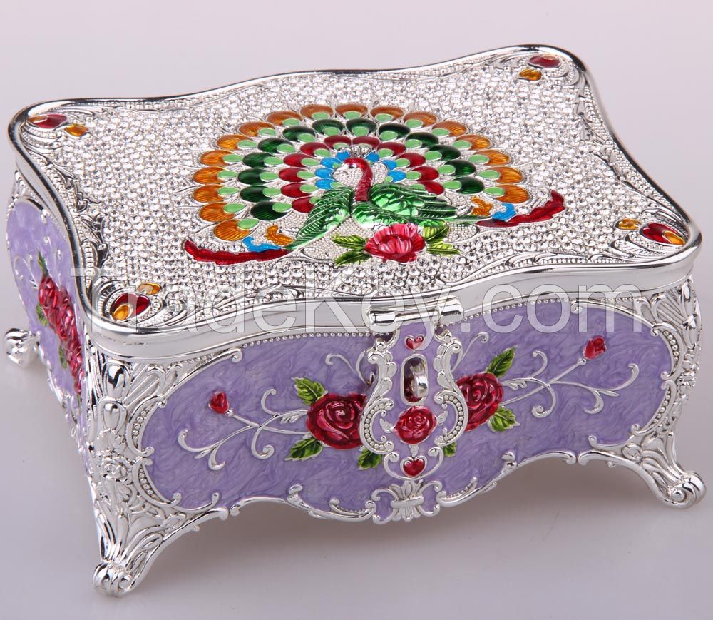 sell palace design alloy jewelry box and gift box