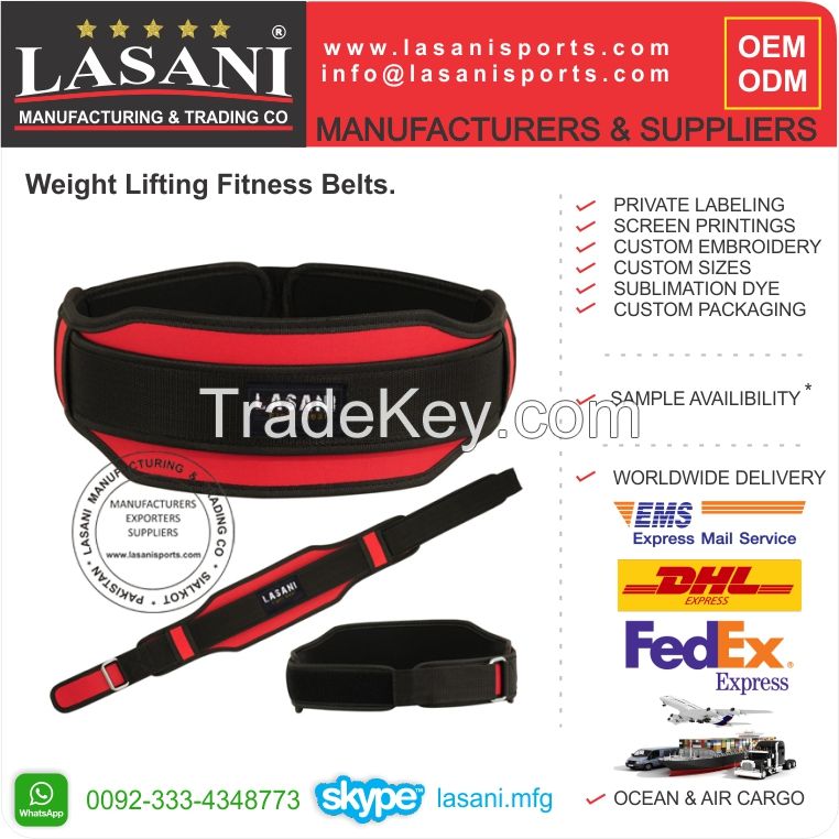 Fitness belts , Weight lifting belts , Power lifting belts, Gym Belts Leather bodybuilding belts