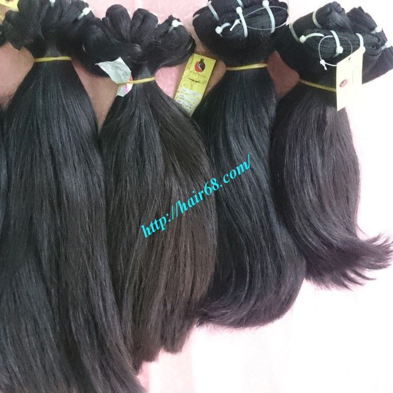weaving Straight, Wave remy hair Color black, dark Grade 7A