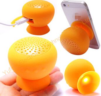 Sell sucking disk bluetooth speaker, mini adsorption wireless speaker, crutch strange new speaker, 2015 new mini speaker, most hot selling speaker, wireless silicone mini speaker"