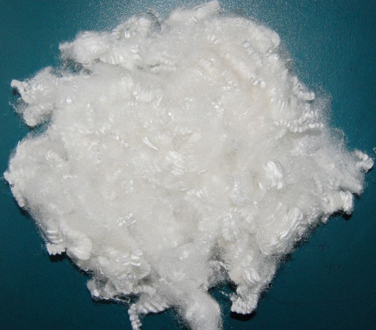 15dx64mm White Hollow Conjuaged Siliconised Polyester Staple Fiber Hcs