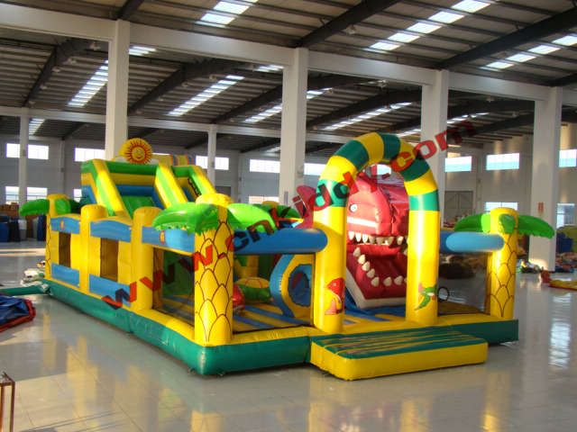 big inflatable fun city, bouncy castle, bouncer paradise