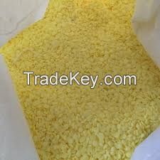 lump sulphur 99.9%min purity Bright yellow solid sulfur for sulfuric acid fertilizer Tire agriculture use