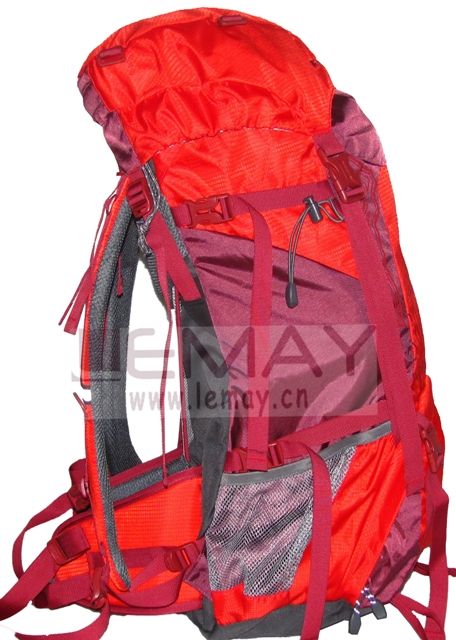 woman hiking pack