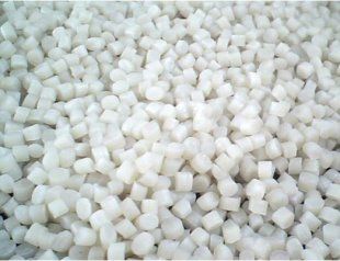 Polyethylene granules of high density