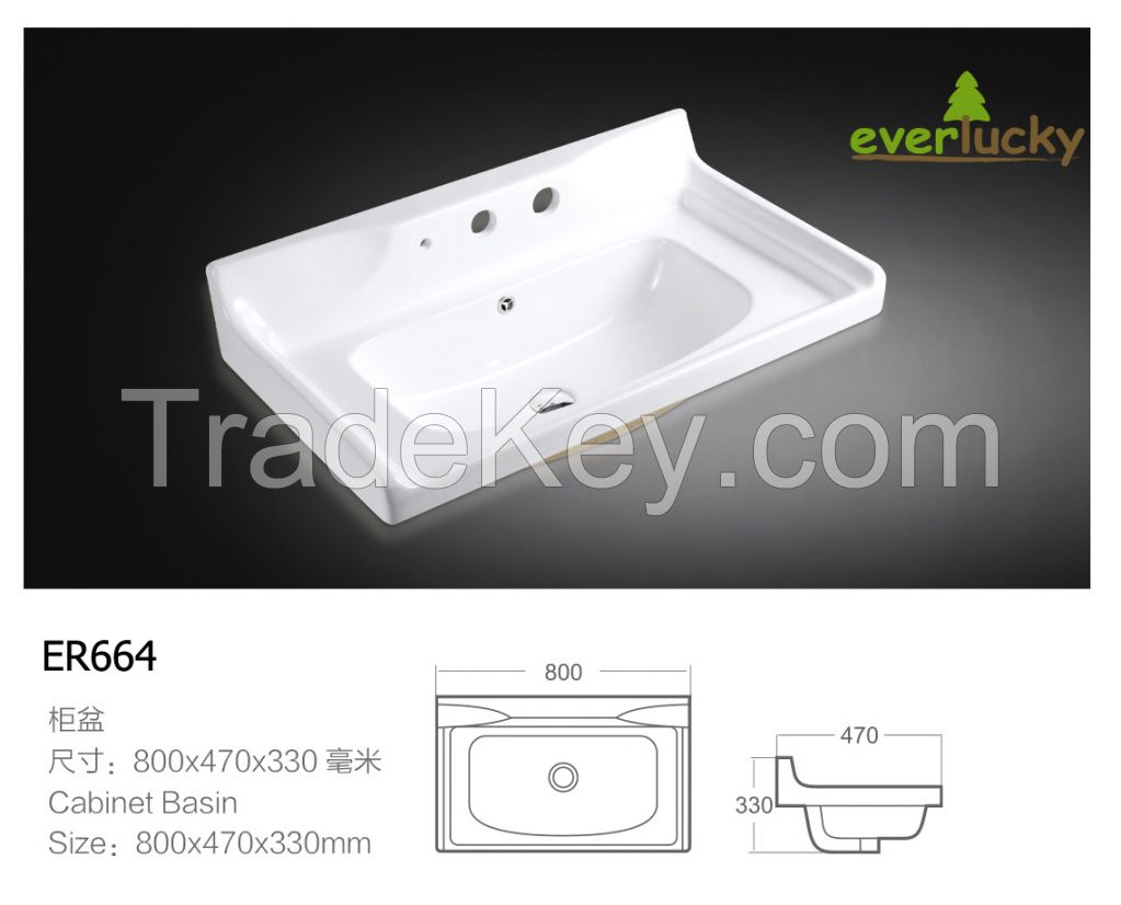 Everlucky  ER664  Ceramic Basin