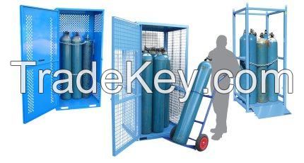 Heavy Duty Gas Cylinder Storage Cage, Gas Cylinder Storage Cages, Gas Bottle Safety Cage, Gas Cylinder Steel Security Cage