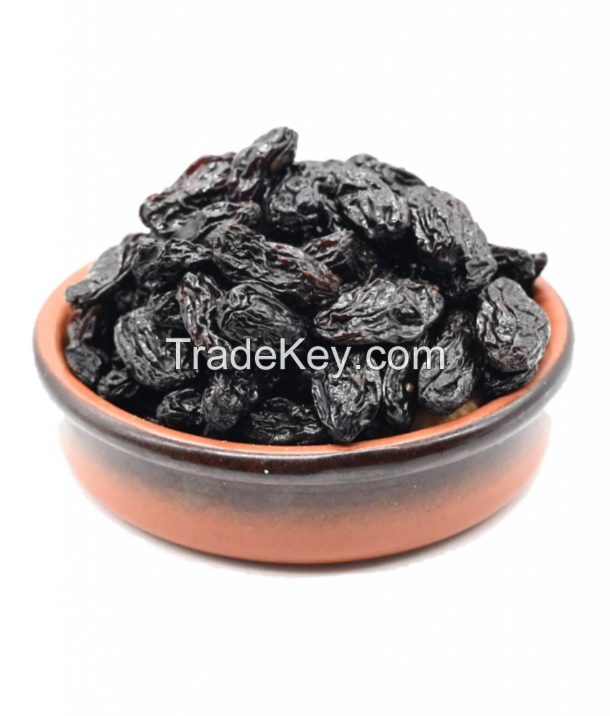 Black Raisins Afghan Kishmish, Black Raisins (Without Seed), Nutrilitius Black Raisins, Natural California Black Dried JUMBO Fresh Raisins Seedless, Premium Quality, Ready to eat resealable bag