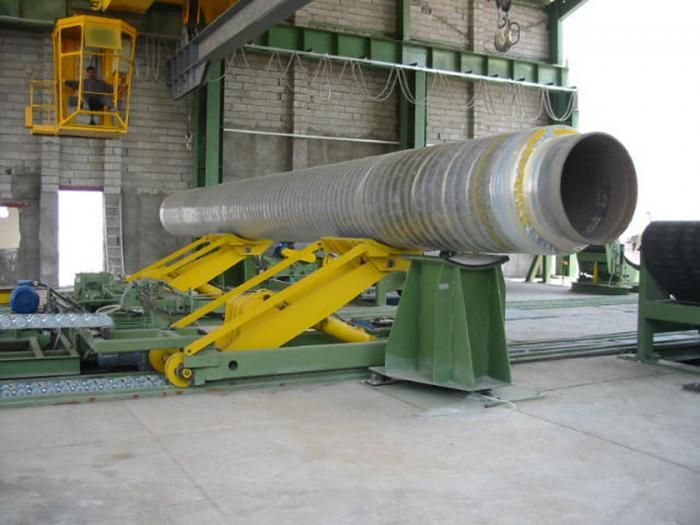 Steel pipe concrete weight coating equipment