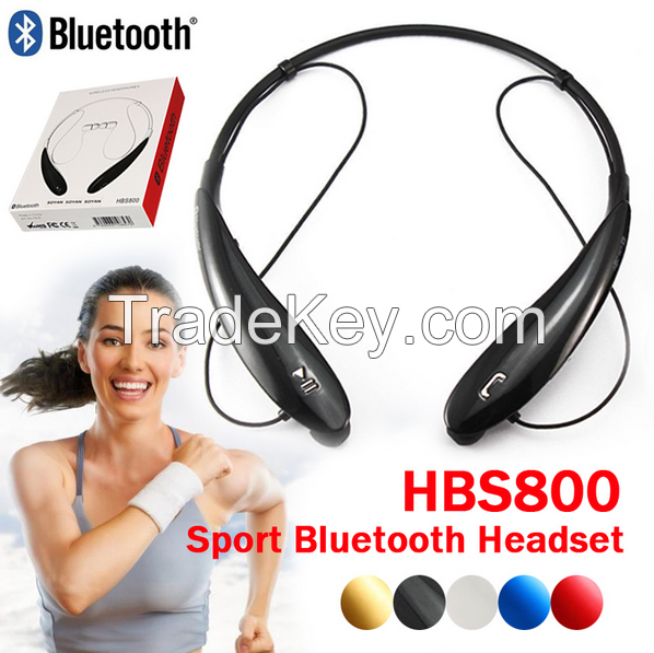 HV800 Sport wirless bluetooth stereo music headphone, headset, handfree in-ear earphone
