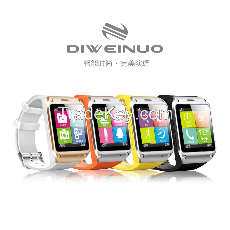 2014 high quality bluetooth smart watch and phone Fashion Touch Screen cell phone watch