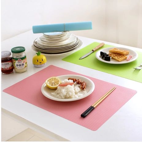 EVA placemat, anti-slip dish mat, place mat, tray mat, table mat