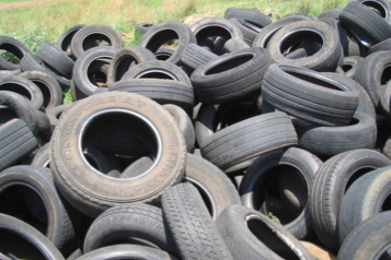 scrap car tyres
