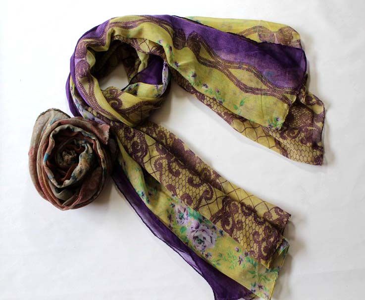 100% viscose scarf