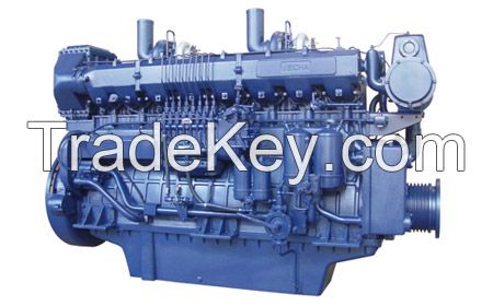 530kW 720HP weichai marine diesel engine 8170ZC720