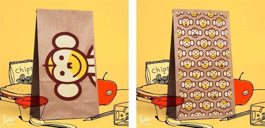 Cartoon Character Paper Bags