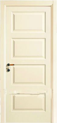 White MDF panel door design