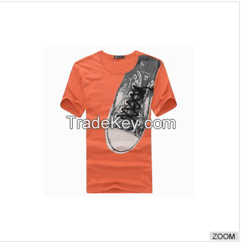 All over printed short sleeve T-shirt sublimation printing custom t shirt