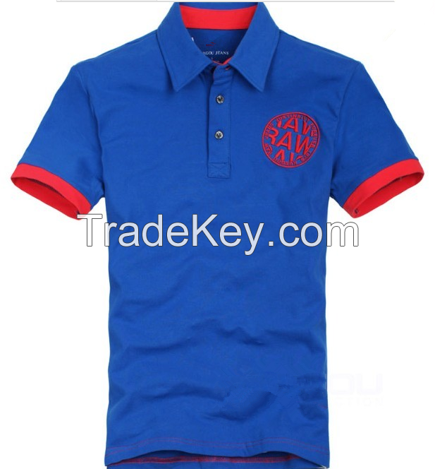 Latest Embroidery Men's Polo T Shirt 2014