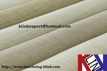 Suit use hair interlining super hand feeling( cotton hair polyester)
