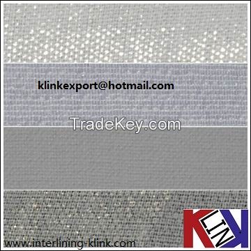 HDPE coated cotton woven fusible interlining for shirt collar