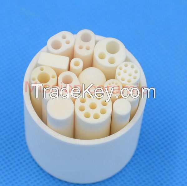 2 Holes 4 Holes Alumina Ceramic Insulator tube