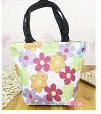 flower polyester promotional bags
