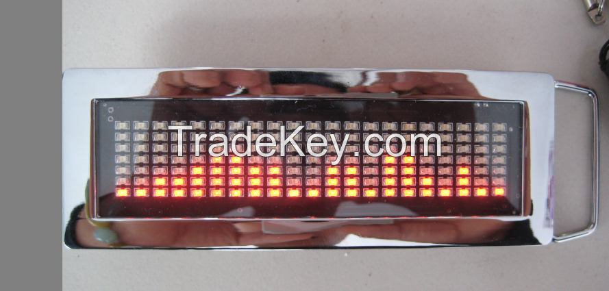 Sell new LED panel music led buckle