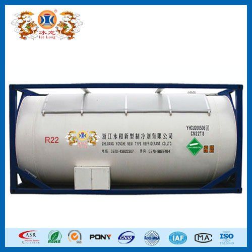 R22 refrigerant gas with ISO Tank