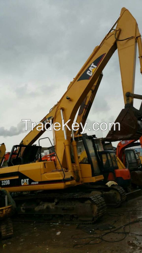 Used CAT 320B Hydraulic excavator with diesel engine .