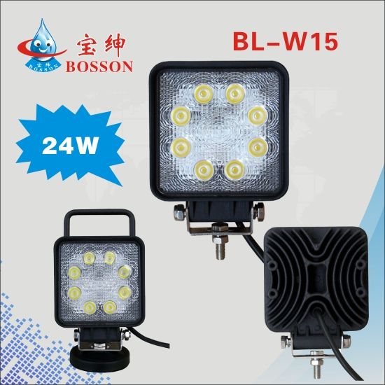 work light, LED work light, auto led.High Quality for 24W long life working light flood led work light for automobiles